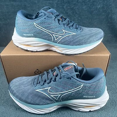 NEW Mizuno Wave Rider 26 Running Sneaker Shoes J1GD220328 Blue | US Women's 8 • $69.99