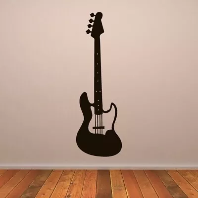 Bass Electric Guitar Musical Instrument Wall Art Sticker (AS10160) • £14.99