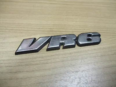 VR6 Emblem Logo Sign VW Golf 3 Passat 35i Chrome Lettering 1H6853675A • $31.92