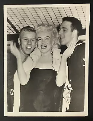 1955 Marilyn Monroe Original Photograph USS Bennington Sailor’s Sweetheart • $500