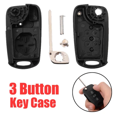 $6.39 • Buy For Hyundai  Kia I20 I30 Car Key Pad 3 Buttons Car Remote Key Cover Shell Case