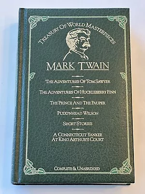 Treasury Of World Masterpieces - By Mark Twain - Hardcover Book • $5