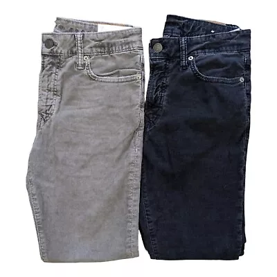 Lot Of 2 American Eagle Mens 30x30 Skinny Flex Corduroy Pants Stretch Jeans New • $62.77