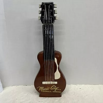 OMB Vintage 1968 Whiskey Decanter Guitar  Music City Nashville TN  Old Mr Boston • $35