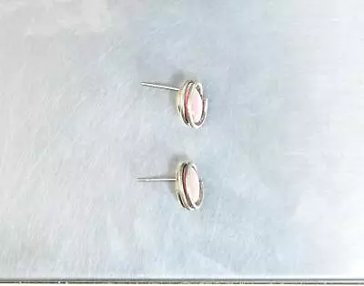 CrazieM 925 Silver Vintage Southwest Estate Stud Post Earrings 3.2g X27 • $2.25