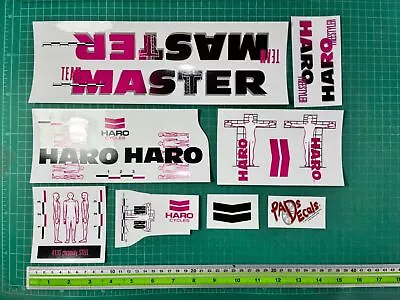 Haro Master 1990 Bmx Sticker Decal Black N Pink • $62.14