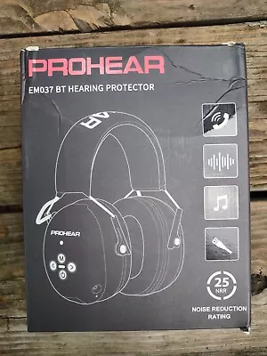 Prohear EM037 BT Wireless Bluetooth Hearing Protector 25 NRR Open Box • $19