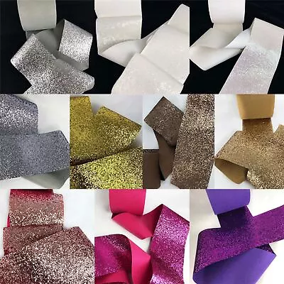 £3.89 • Buy Chunky Glitter Border Fabric Wallpaper 16cm BEST PRICE GUARANTEE