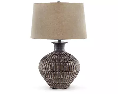 Signature Design By Ashley Casual Magan Table Lamp  Antique Bronze Finish • $109.99