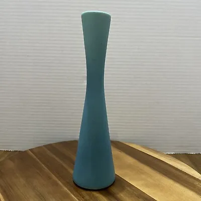 Vintage Mid-Century Modern Style Van Briggle Turquoise Blue Glazed Bud Vase • $39.99