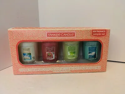 Yankee Candle 4pc New Fragrances Sampler Set: Sea BreezeFresh Raspberries+2  • £23.75