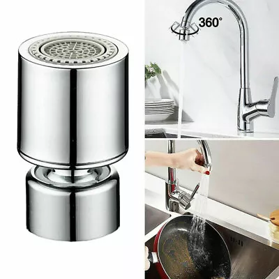 360°Rotating Arm Swivel Saving Extension Faucet Aerator Extender Universal New • £6.99