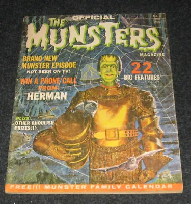 Official  The Munsters Magazine # 1  1965  Twin Hits Inc. • $69.99