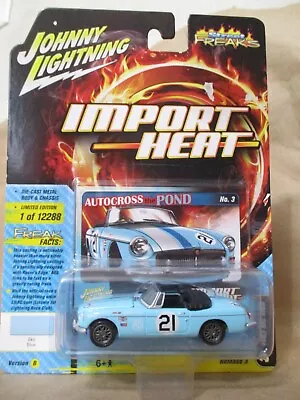 Johnny Lightning Import Heat 1963 MG MGB Race Car   1:64   Diecast • $6.76