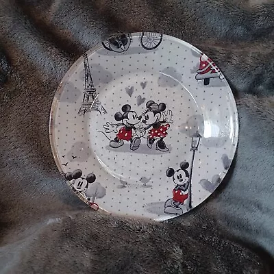 Striking Mickey Mouse Glass Plate/Unique Candle Holder/Snack Tray/Soap Dish  • $13.99