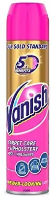 Vanish Carpet Cleaner + Upholstery Gold Power Foam Shampoo Large Area 600 Ml • £7.69