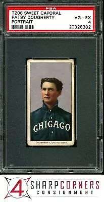 1909-11 T206 Sweet Caporal Patsy Dougherty Portrait Pop 13 Psa 4 • $76