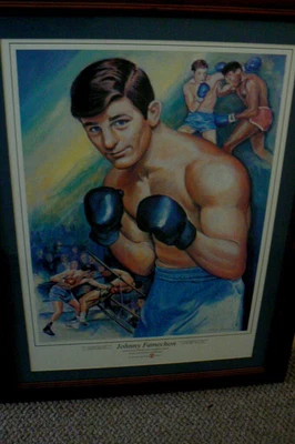 $80 • Buy Boxer Johnny Famechon World Featherweight Champion 1969-1970, Autographed Poster