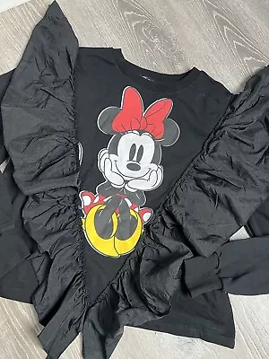 Zara Disney Minnie Mouse Ruffle Sweater/ Large • $25