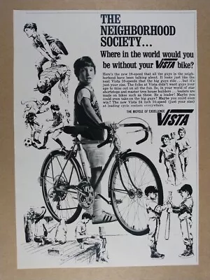 1973 Vista 10-Speed Bike Bicycle Vintage Print Ad • $9.99