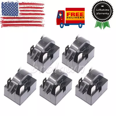 5Pcs QP-02-4.7 Refrigerator Start Relay PTC For Danby Chef Kenmore 4.7 Ohm 3 Pin • $9.89