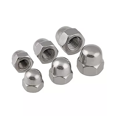Acorn Cap Hexagon Nuts UNC Dome Nut 304 Stainless Steel-1/4 3/8 5/16 10# • $1.85