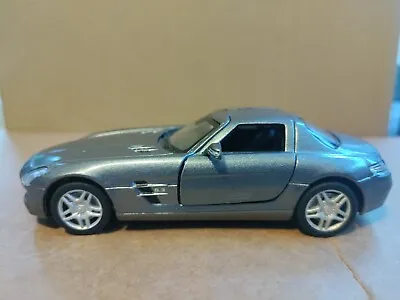 Used  5  Kinsmart Mercedes Benz SLS AMG Diecast Model Toy Car 1:36 GREY • $9.99
