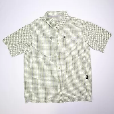 Cabela’s Guidewear Shirt Men’s Large Nylon Vented Fishing Short Sleeve Green • $14.87
