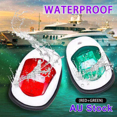 $28.89 • Buy Set LED Navigation Lights Marine Ship Boat Yacht Nav Lamp Port Starboard Pontoon