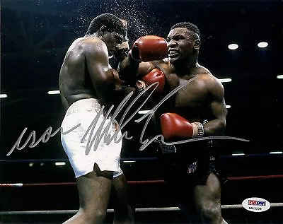 Iron Mike Tyson Signed 8x10 Photo PSA/DNA COA RARE Insc Autograph Auto'd Picture • $299.99