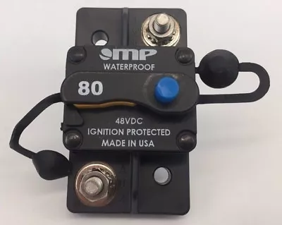Mechanical Products 80 Amp Surface Mount Circuit Breaker Manual Reset DC - USA • $32.88