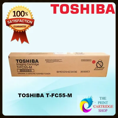 New & Genuine Toshiba T-FC55-M Magenta Toner Cartridge 5520ct 6520ct 6530ct • $129.14