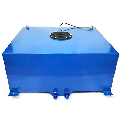 20 Gallon 80L Blue Fuel Tank Lightweight Race Drift Fuel Cell Tank &Level Sender • $116.99