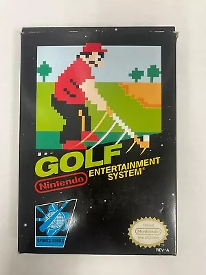 Golf Nintendo NES Black Box Complete CIB  • $49.99