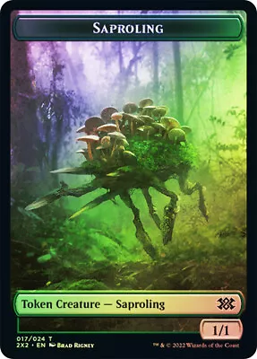 MTG FOIL {Saproling Token} // {Vampire Token}  - Double Masters 2022 • $1.69