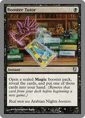 Booster Tutor Unhinged NM Black Uncommon MAGIC THE GATHERING MTG CARD ABUGames • $1.75