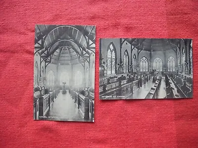 £1.99 • Buy 2 RP Photograph Postcards MOSTYN HOUSE SCHOOL Parkgate Interior Of Chapel Rare
