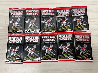 NOS 1993 Merlin Battle Cards Trading Card Game 10 Booster Packs NEW • $14.99