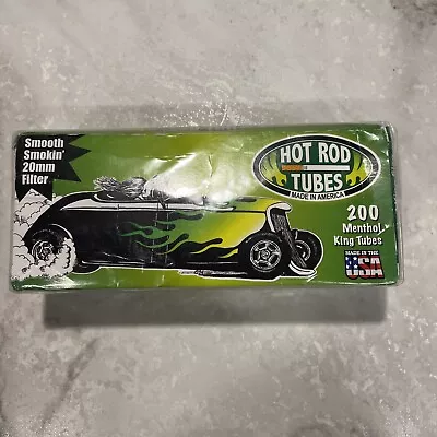 Hot Rod Cigarette Tubes 100mm Menthol 200 Tubes Per Carton • $9.98