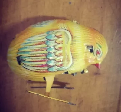 Wind-up Tin Toy Chicken In Egg • $20