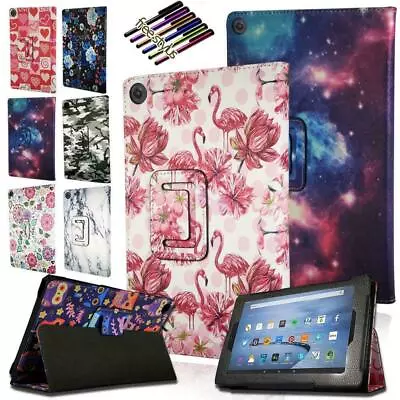 £2.99 • Buy Smart Leather Stand Cover Case For Amazon Kindle Fire 7/HD 8/HD 10 Alexa Tablet
