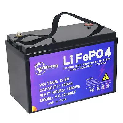 50Ah 100Ah 12V Lifepo4 Battery Pack Lithium Batteries For RV Marine Solar System • $199.99