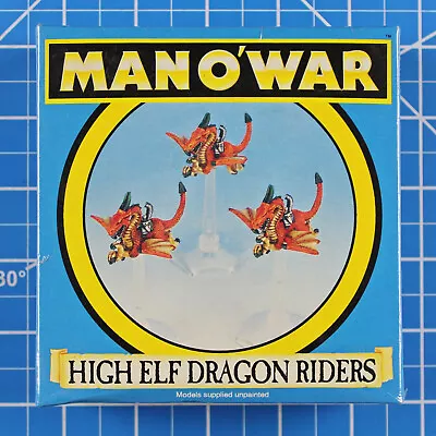 Man O War High Elf Dragon Riders - OOP - Games Workshop Manowar Elves Flyers • $46.95