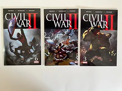 Marvel Civil War II Comic Lot • $6.26