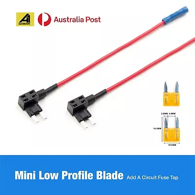 $6.99 • Buy 2 X Add A Circuit ACU Piggy Back Tap Mini Blade Fuse Holder 5A AU Local Post