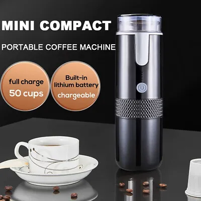 $52.49 • Buy Portable Coffee Machine Fully Auto Espresso Mini Coffee Maker For Outdoor Travel