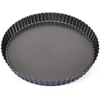 Tart Pan 10 Inch With Removable Bottom Non Stick Quiche Pan Pie Shell Fluted ... • $23.75