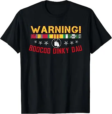 New Limited Boocoo Dinky Dau Cool Vietnam Veteran T-Shirt • $22.55