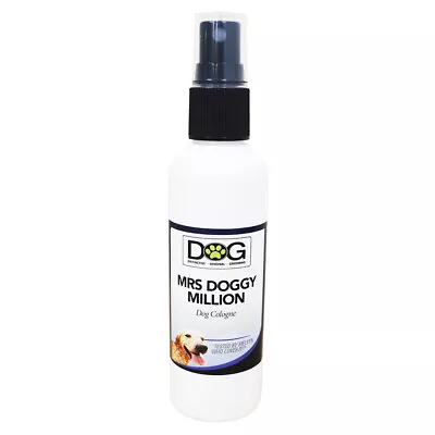 £4.49 • Buy Dog Cologne Professional Dog Spray Perfume Designer 100ml - Mrs Doggy Million