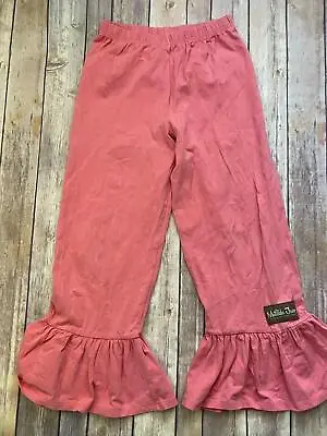 Matilda Jane Size 8 Camp MJC Hay Day Big Ruffles Coral B11 • $16.99